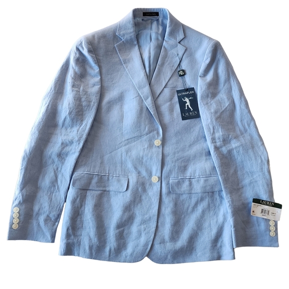 Ralph Lauren Other - NWT Ralph Lauren Polo Jacket Light Blue Lassiter Blazer Jacket Sports-Coat 38R